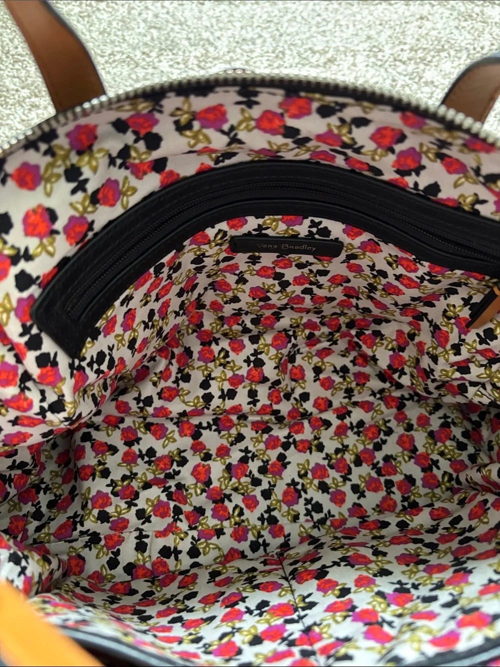 Vera Bradley structured satchel